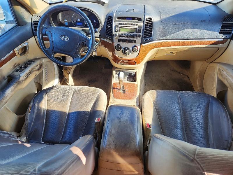 2007 Hyundai Santa fe VIN 5NMSG13D97H069563 COPART salvage auction — MECHANICAL, PA - CERT OF TITLE, sold $1,250 on 2026-07-02 (photo 8)