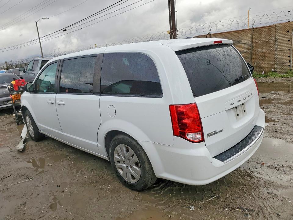 2018 Dodge Grand caravan VIN 2C4RDGBG5JR137957 COPART salvage auction — FRONT END, Ca - Salvage Certificate, sold $950 on 2026-07-09 (photo 2)