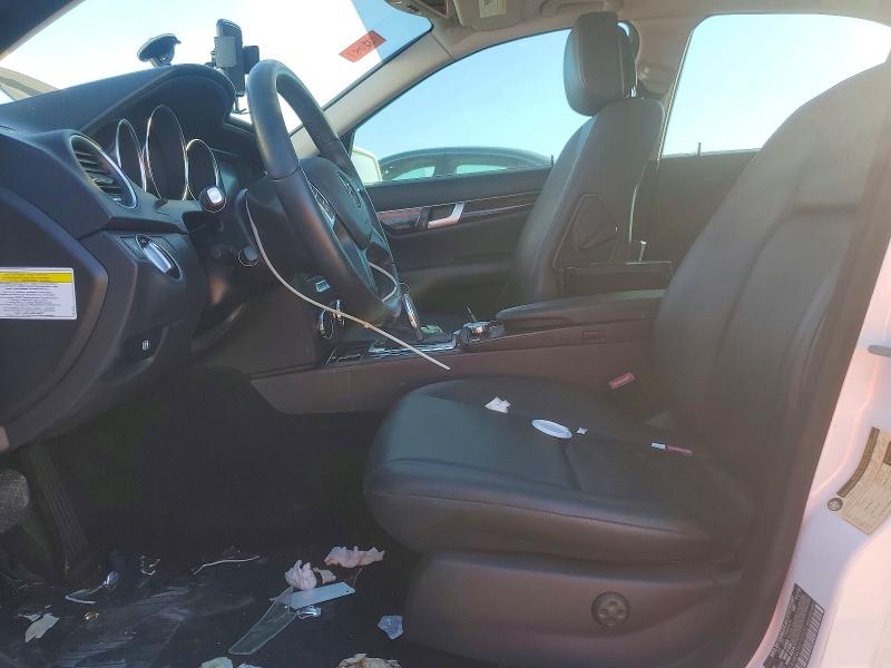 2013 Mercedes-benz C-klasse VIN WDDGF4HB9DR272502 COPART salvage auction — FRONT END, Salvage Title, sold $650 on 2026-08-17 (photo 7)