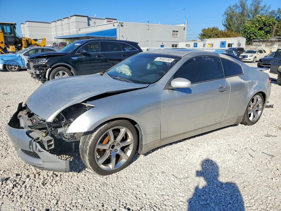 2004 Infiniti G VIN JNKCV54E84M802651 COPART salvage auction — FRONT END, Fl - Cert Of Title Slvg Rebuildable, sold $400 on 2026-07-07 (photo 1)