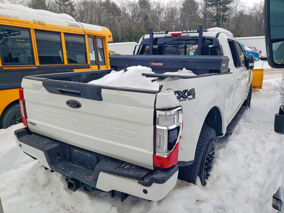 2022 Ford F-350 super duty VIN 1FT8W3BT3NEE29556 COPART salvage auction — SIDE, Ma - Cert Of Title-Salvage, sold $10,700 on 2026-07-27 (photo 3)