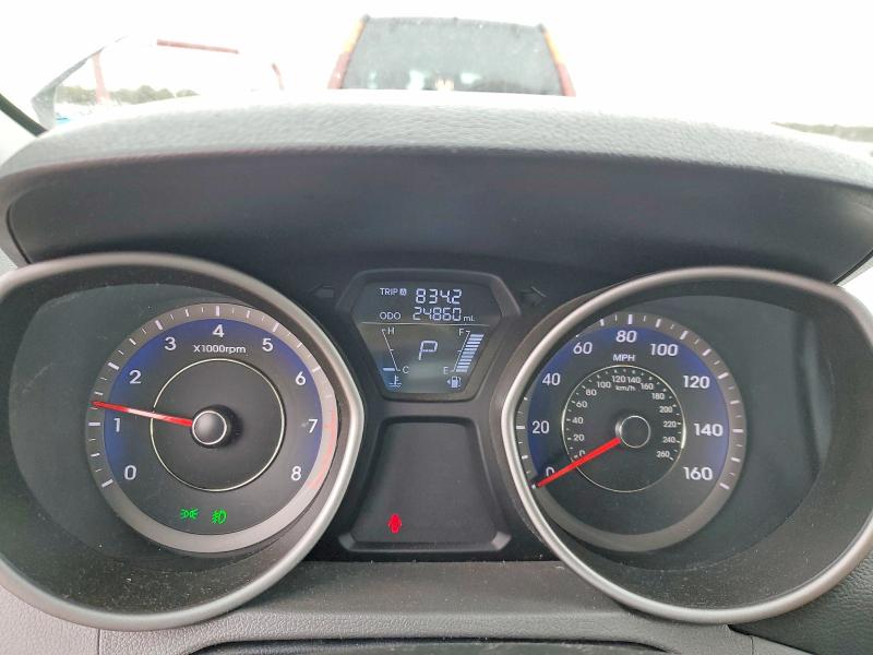 2013 Hyundai Elantra VIN KMHDH4AE4DU634952 COPART salvage auction — UNDERCARRIAGE, Salvage Title, sold $3,000 on 2026-07-20 (photo 9)