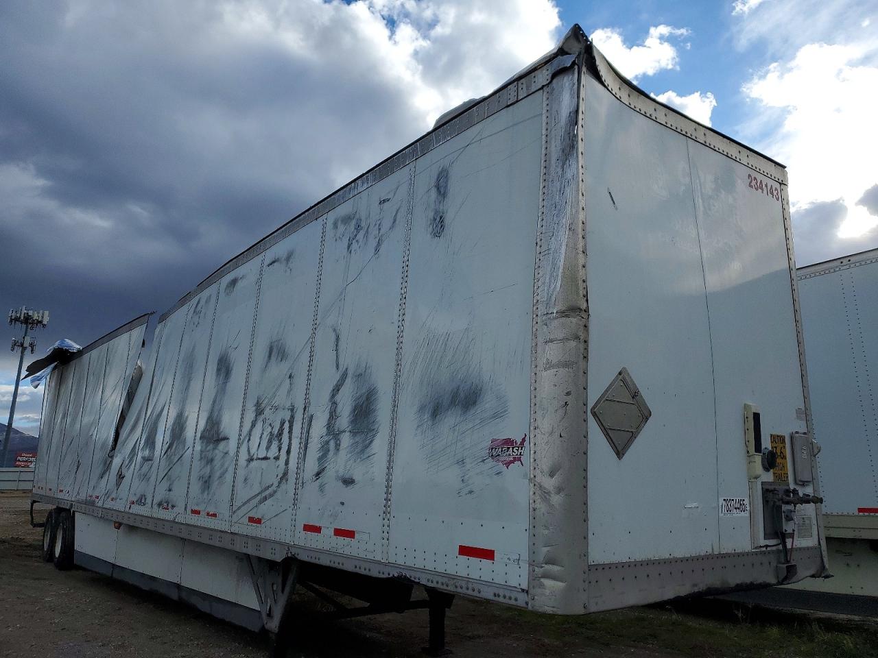 2019 Wabash Dvlshpc VIN 1JJV532D9KL097152 COPART salvage auction — Rollover, UT - SALVAGE CERTIFICATE, sold $1 on 2026-09-04 (photo 1)