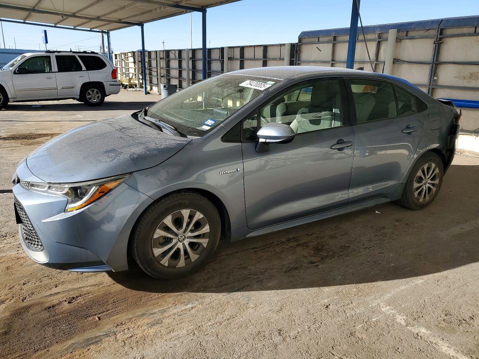 2021 Toyota Corolla VIN JTDEAMDE9MJ035264 COPART salvage auction — REAR END, TX - SALVAGE VEHICLE TITLE, sold $7,800 on 2026-07-31 (photo 1)