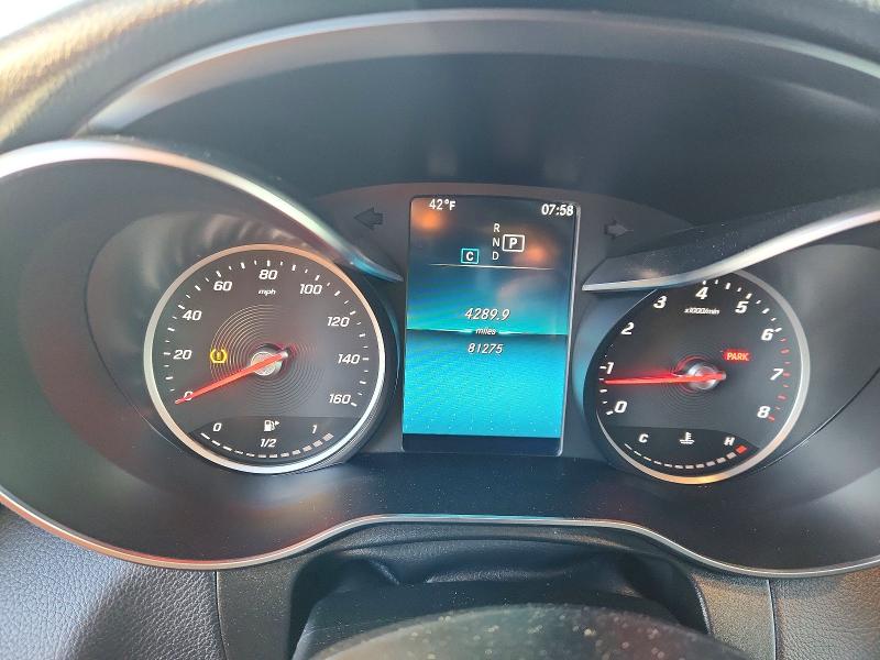 2020 Mercedes-benz Glc VIN W1N0G8DB0LF758887 COPART salvage auction — FRONT END, Tx - Salvage Vehicle Title, sold $1,550 on 2026-07-28 (photo 9)