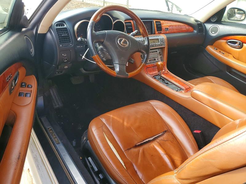 2005 Lexus Sc VIN JTHFN48Y250064107 COPART salvage auction — FRONT END, GA - CERT OF TITLE-SALVAGE, sold $450 on 2026-07-31 (photo 8)