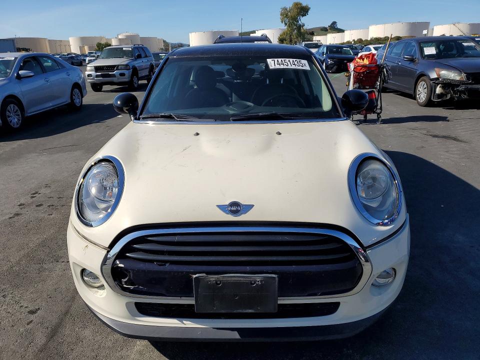 2017 Mini Cooper VIN WMWXU1C38H2F77082 COPART salvage auction — REAR END, Ca - Salvage Certificate, sold $2,850 on 2026-07-08 (photo 5)