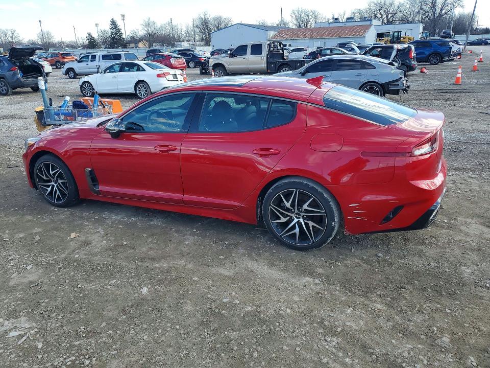 2022 Kia Stinger VIN KNAE35LD1N6109495 COPART salvage auction — FRONT END, Oh - Cert Of Title-Salvage, sold $1,550 on 2026-07-21 (photo 2)