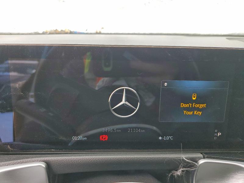 2024 Mercedes-benz Eqb VIN W1N9M0KB6RN104835 COPART salvage auction — FRONT END, On - Permit No Brand - Unfit, sold $14,200 on 2026-07-14 (photo 9)