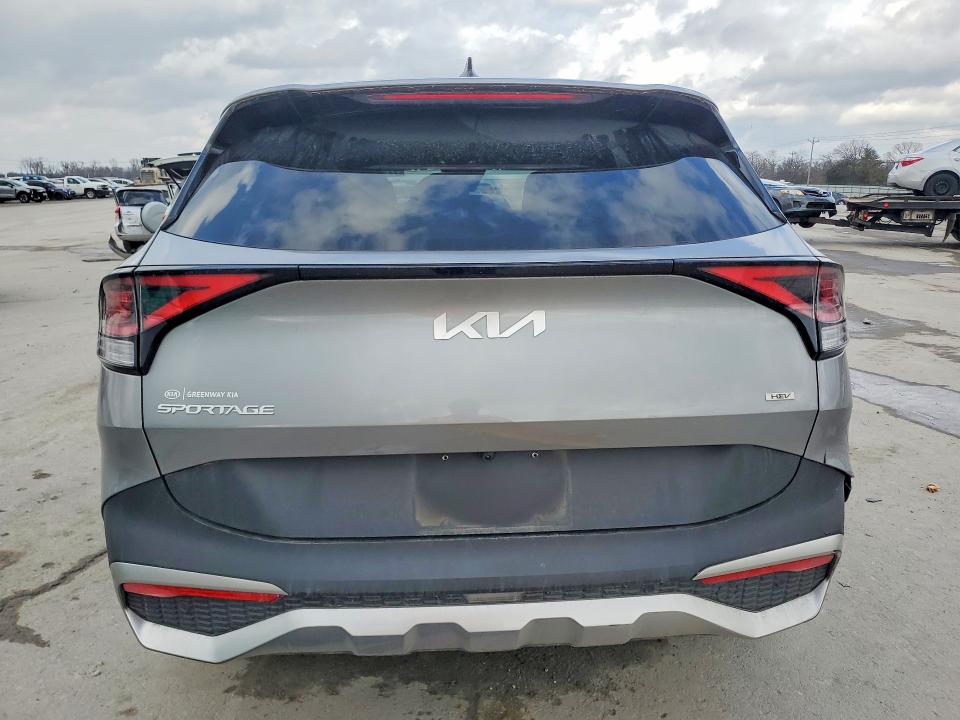 2023 Kia Sportage VIN KNDPUCAG5P7021136 COPART salvage auction — REAR END, Tn - Salvage Certificate, sold $11,800 on 2026-07-15 (photo 6)