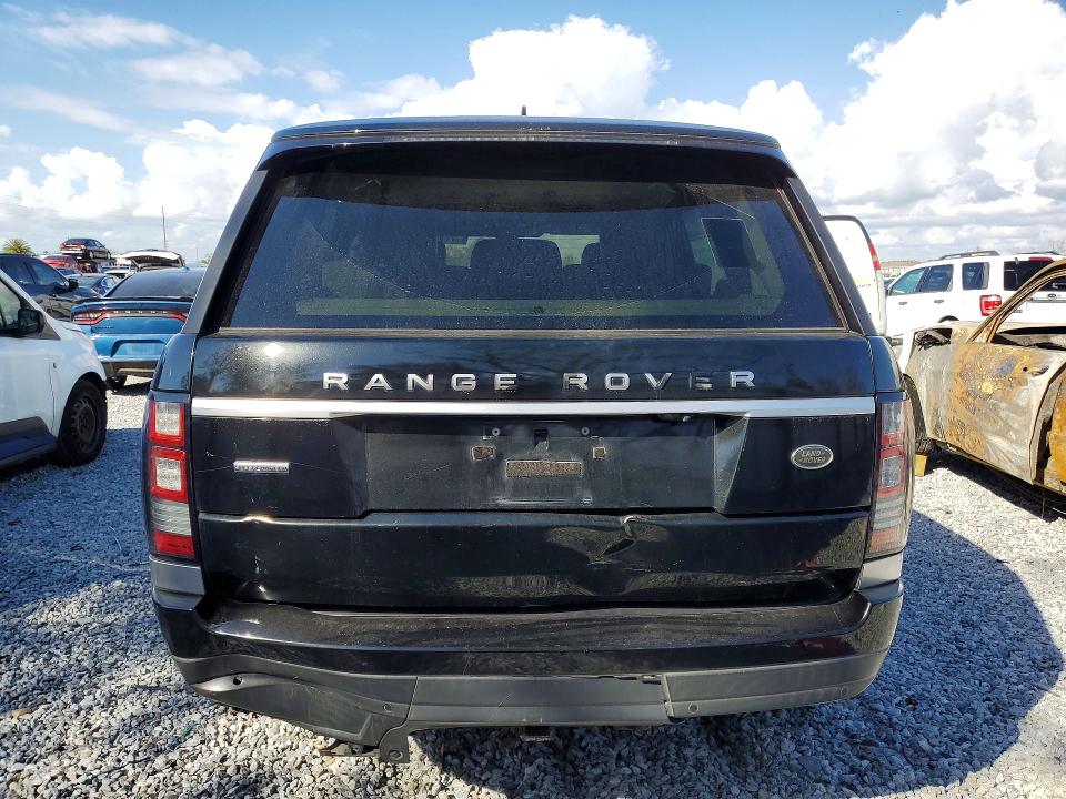 2016 Land rover RANGE ROVER VIN SALGS2EF8GA263741 COPART salvage auction — MINOR DENT/SCRATCHES, Nc - Certificate Of Title (P), sold $5,900 on 2026-07-28 (photo 6)