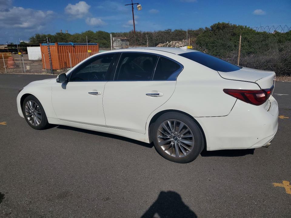 2019 Infiniti Q50 VIN JN1EV7AP5KM510855 COPART salvage auction — REAR END, Salvage Title, sold $2,950 on 2026-08-24 (photo 2)