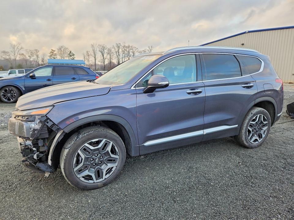 2021 Hyundai Santa fe hybrid VIN KM8S5DA17MU008728 COPART salvage auction — FRONT END, Nc - Salvage Certificate Of Title, sold $8,900 on 2026-07-15 (photo 1)