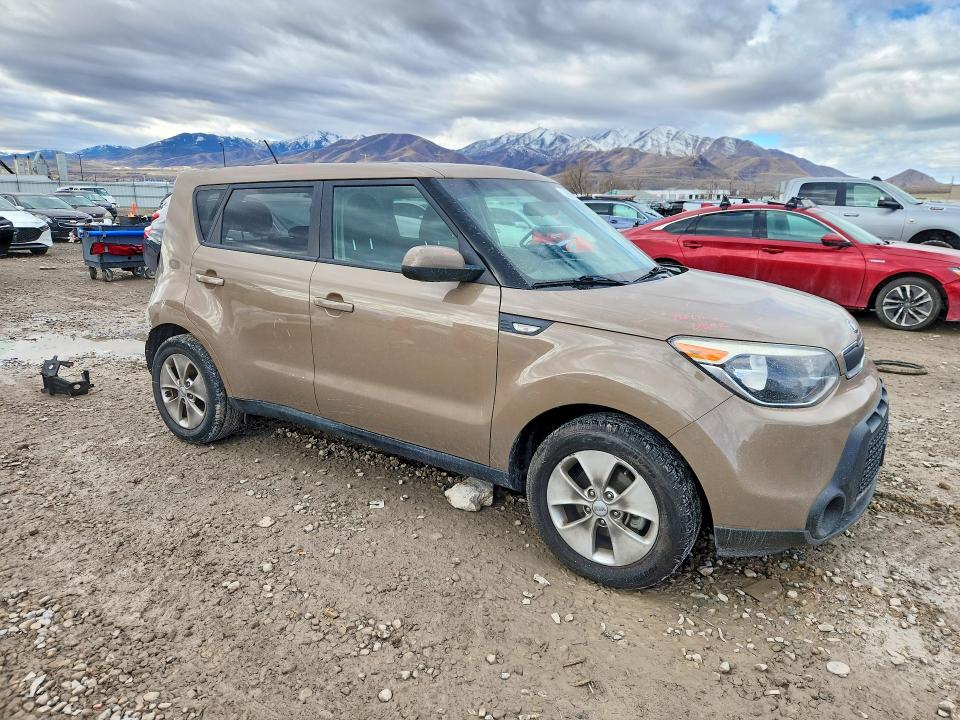 2014 Kia Soul VIN KNDJN2A24E7019411 COPART salvage auction — REAR END, Wv - Salvage Certificate, sold $950 on 2026-07-24 (photo 4)