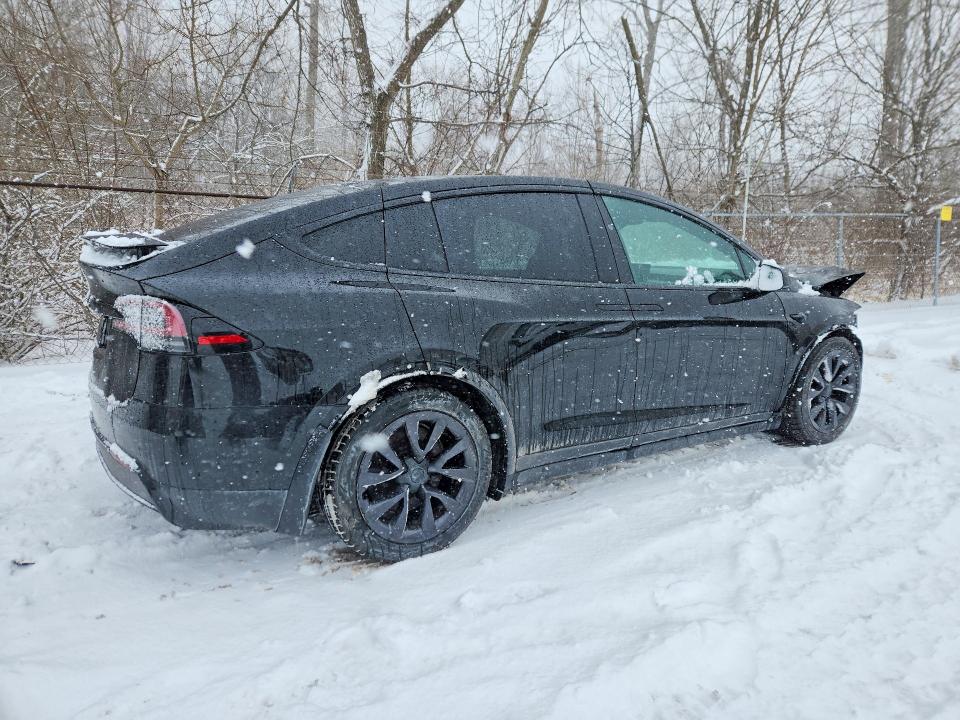 2023 Tesla Model x VIN 7SAXCDE50PF380943 COPART salvage auction — FRONT END, Salvage Title, sold $14,300 on 2026-07-15 (photo 3)