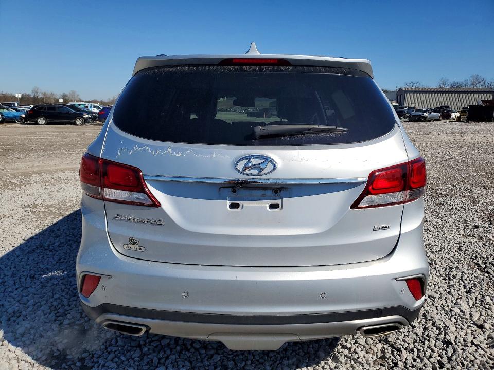 2017 Hyundai Santa fe VIN KM8SR4HF9HU186992 COPART salvage auction — FRONT END, Al - Cert Of Title-Salvage Title, sold $3,400 on 2026-07-07 (photo 6)