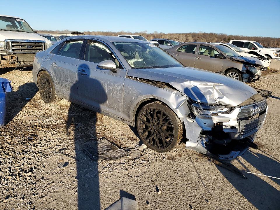2019 Audi A4 VIN WAUHMAF4XKA043164 COPART salvage auction — FRONT END, Ks - Cert Of Title-Salvage, sold $1,800 on 2026-07-28 (photo 4)