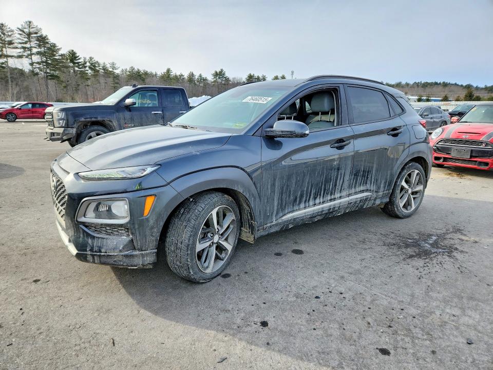 2020 Hyundai Kona VIN KM8K33A52LU434134 COPART salvage auction — UNDERCARRIAGE, Me - Cert Of Title-Salvage Collisio, sold $100 on 2026-07-29 (photo 1)