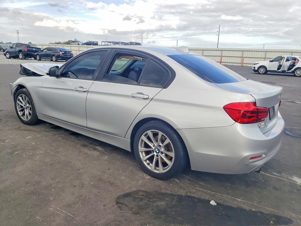 2018 BMW 3 series VIN WBA8E1G57JNU92507 COPART salvage auction — FRONT END, FL - CERT OF TITLE SLVG REBUILDABLE, sold $1,850 on 2026-07-27 (photo 2)