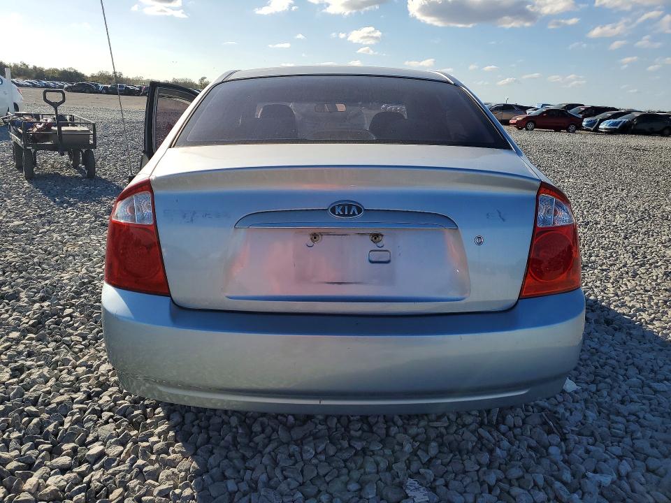 2005 Kia Spectra VIN KNAFE121355132913 COPART salvage auction — FRONT END, FL - CERT OF TITLE SLVG REBUILDABLE, sold $425 on 2026-07-17 (photo 6)