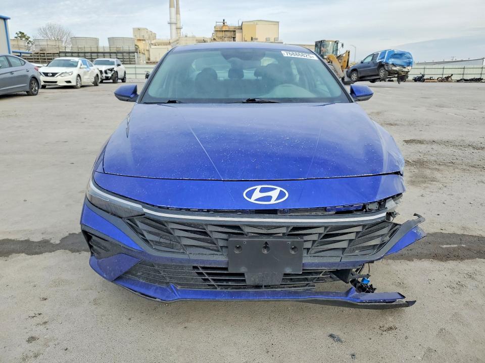 2025 Hyundai Elantra VIN KMHLS4DG7SU913836 COPART salvage auction — FRONT END, Pa - Certificate Of Salvage, sold $2,500 on 2026-07-22 (photo 5)