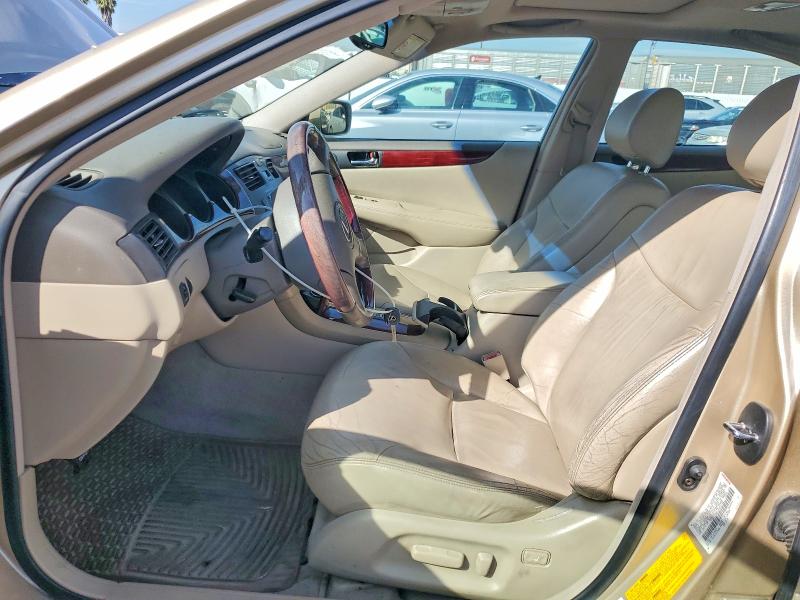 2002 Lexus ES VIN JTHBF30G020051750 COPART salvage auction — FRONT END, Ca - Dis/Dlr/Exp App For Dup Salvag, sold $450 on 2026-07-14 (photo 7)