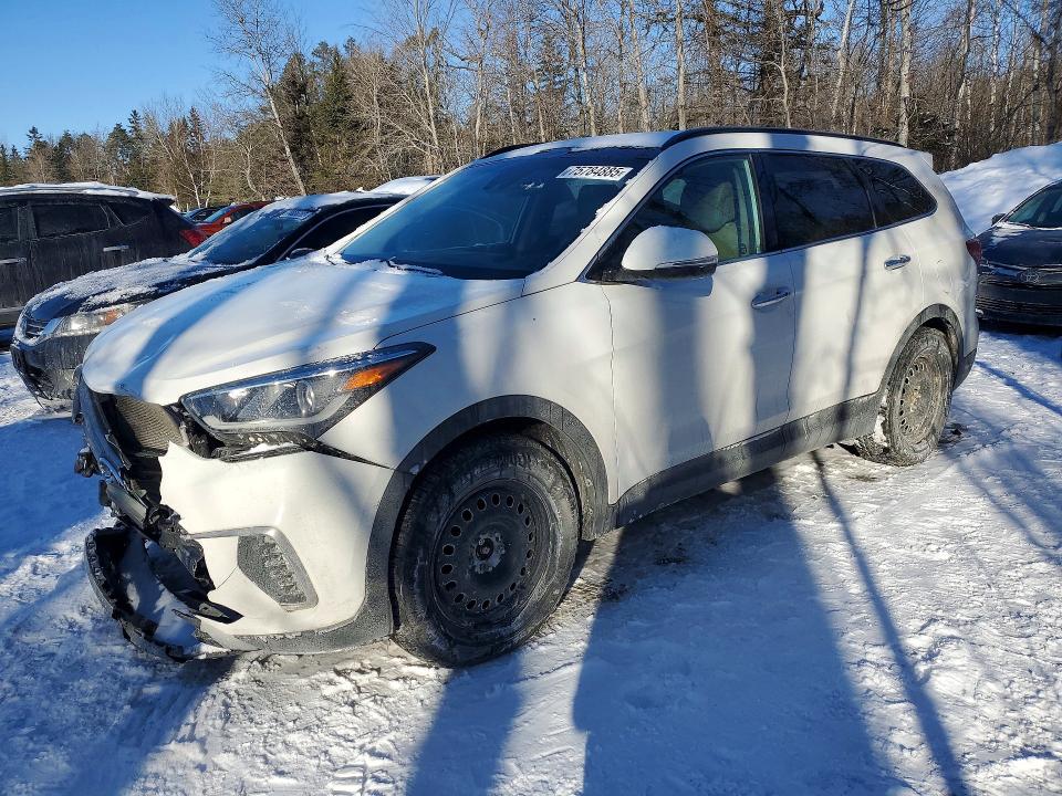 2019 Hyundai Santa fe VIN KM8SNDHF0KU304902 COPART salvage auction — FRONT END, Salvage Title, sold $5,000 on 2026-07-14 (photo 1)