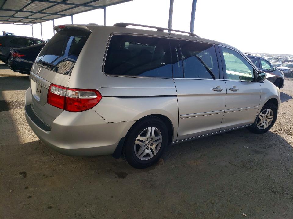 2007 Honda Odyssey VIN 5FNRL387X7B424248 COPART salvage auction — FRONT END, CA - SALVAGE CERTIFICATE, sold $375 on 2026-07-09 (photo 3)