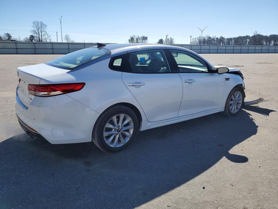2016 Kia Optima VIN 5XXGU4L38GG096906 COPART salvage auction — FRONT END, Nc - Salvage Certificate Of Title, sold $725 on 2026-07-30 (photo 3)