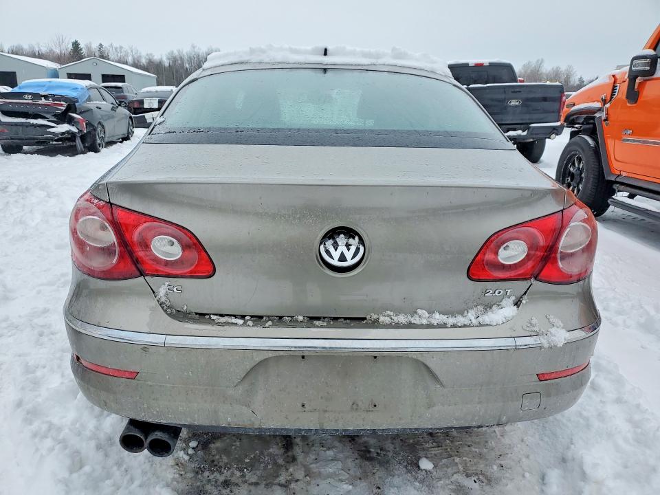 2010 Volkswagen Passat cc VIN WVWML9AN3AE511259 COPART salvage auction — FRONT END, On - Permit No Brand - Unfit, sold $225 on 2026-08-11 (photo 6)