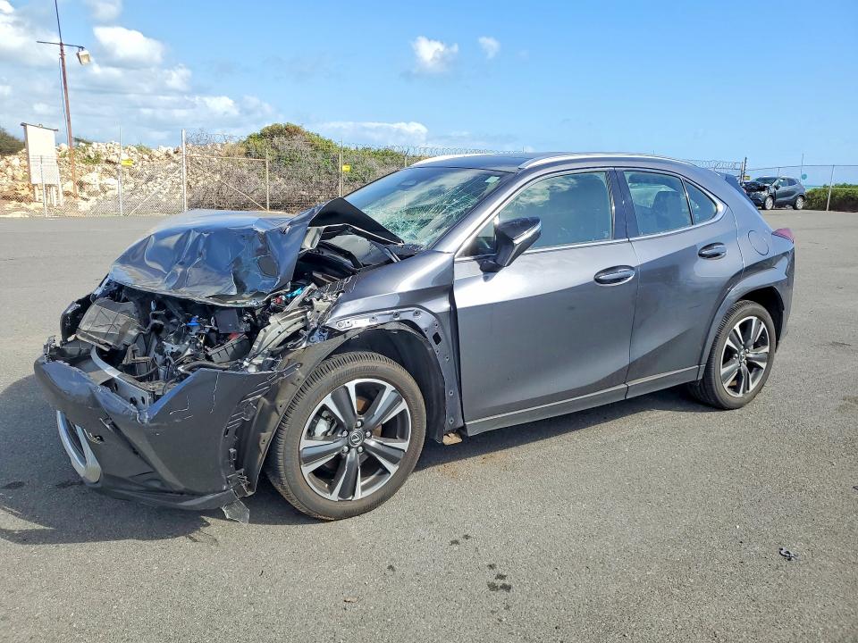 2025 Lexus Ux VIN JTHYBJAHXS2011312 COPART salvage auction — FRONT END, Hi - Certificate Of Salvage, sold $2,000 on 2026-07-27 (photo 1)