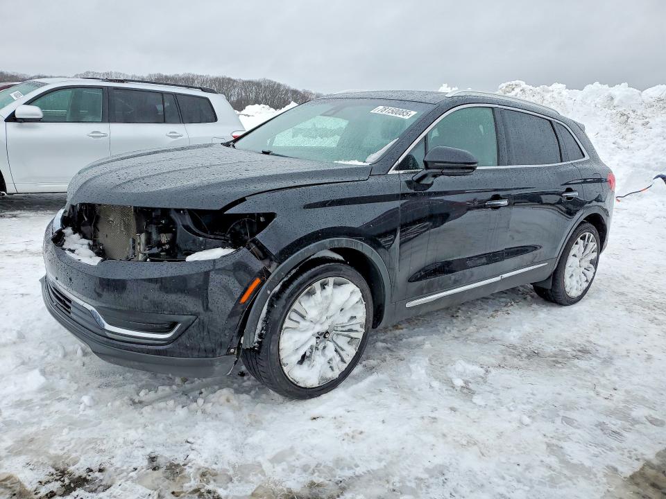 2017 Lincoln Mkx VIN 2LMPJ8LP1HBL37001 COPART salvage auction — FRONT END, Ma - Cert Of Title-Salvage, sold $1,350 on 2026-07-28 (photo 1)