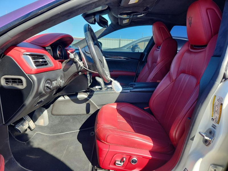 2022 Maserati Ghibli VIN ZAM57YSM3N1388967 COPART salvage auction — FRONT END, Tx - Salvage Vehicle Title, sold $2,250 on 2026-07-28 (photo 7)
