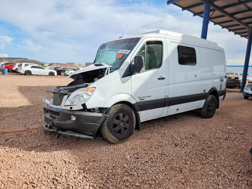 2013 Mercedes-benz Sprinter VIN WD3PE7CC2D5789320 COPART salvage auction — FRONT END, AZ - CERT OF TITLE - SALVAGE, sold $4,800 on 2026-07-09 (photo 1)