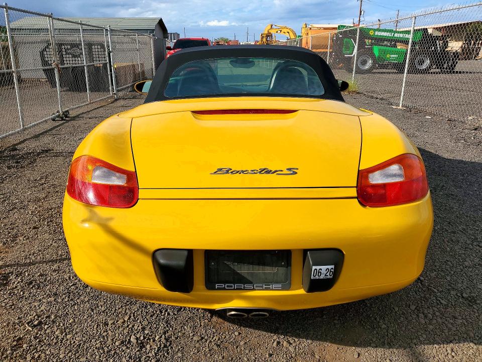 2000 Porsche Boxster VIN WP0CB2984YU661594 COPART salvage auction — SIDE, Hi - Certificate Of Salvage, sold $4,250 on 2026-08-17 (photo 6)