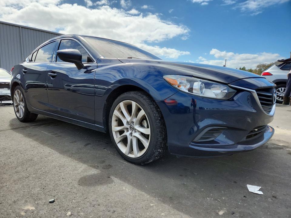 2016 Mazda 6 VIN JM1GJ1V57G1467801 COPART salvage auction — SIDE, Salvage Title, sold $1,700 on 2026-07-20 (photo 4)