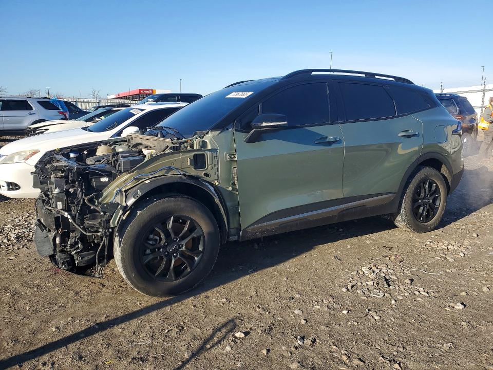 2023 Kia Sportage VIN 5XYK7CAF6PG025773 COPART salvage auction — FRONT END, Il - Salvage Certificate, sold $6,200 on 2026-07-22 (photo 1)