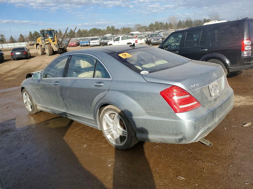 2012 Mercedes-benz S-klasse VIN WDDNG9EB9CA455868 COPART salvage auction — FRONT END, Il - Salvage Certificate, sold $800 on 2026-08-20 (photo 2)