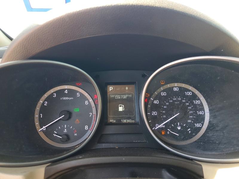 2018 Hyundai Santa fe VIN 5XYZT3LB3JG527832 COPART salvage auction — FRONT END, Tx - Certificate Of Title, sold $1,950 on 2026-07-30 (photo 9)