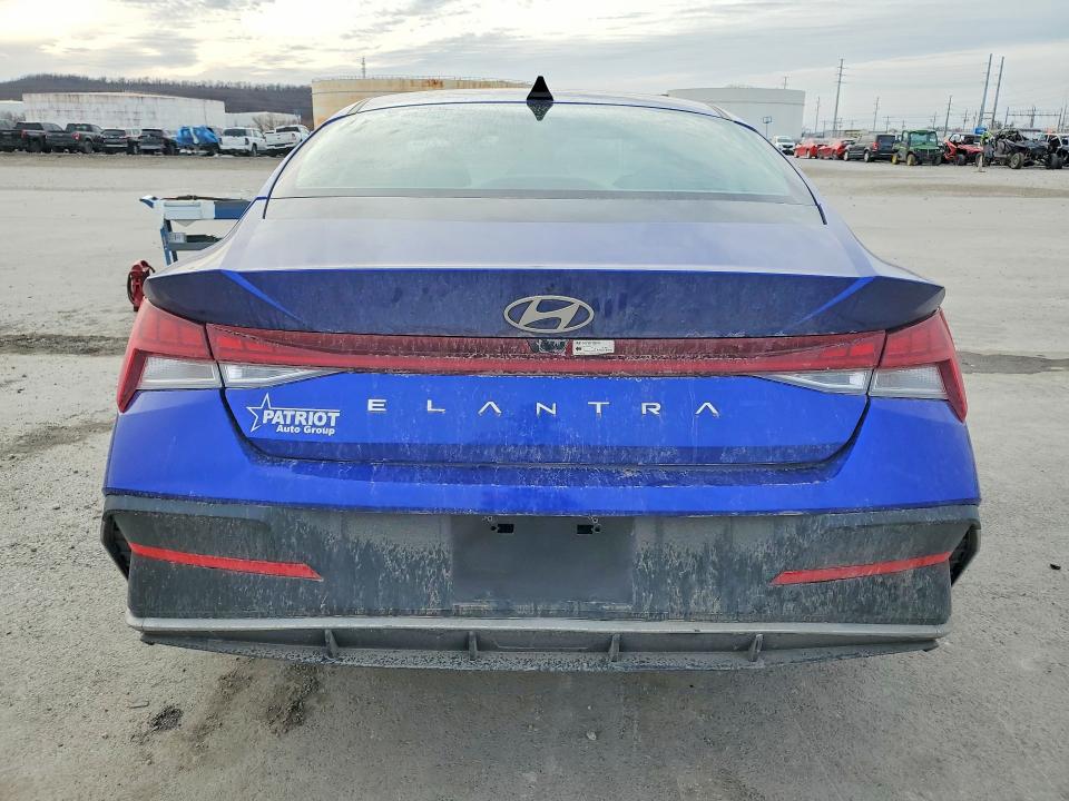 2025 Hyundai Elantra VIN KMHLS4DG7SU913836 COPART salvage auction — FRONT END, Pa - Certificate Of Salvage, sold $2,500 on 2026-07-22 (photo 6)