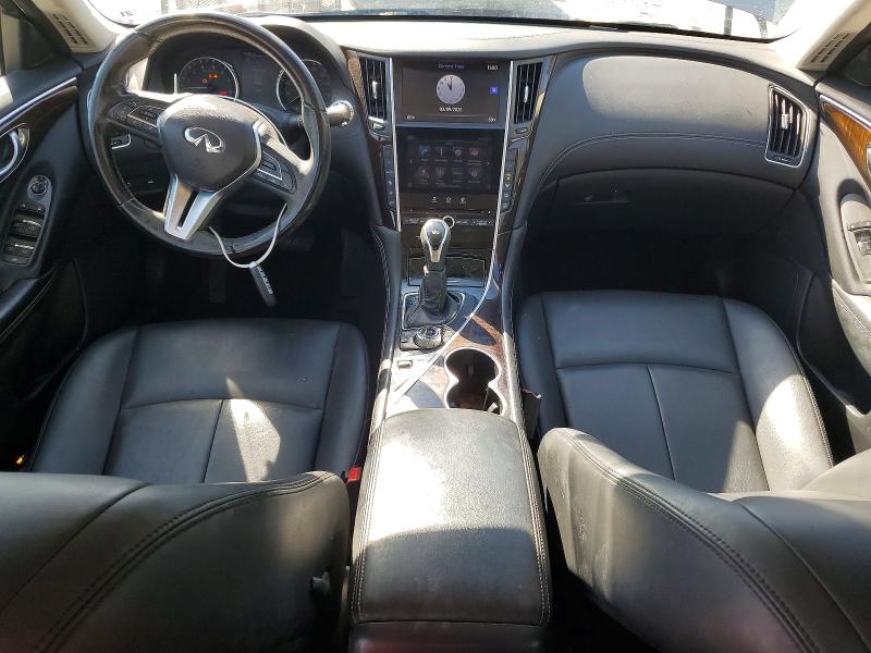 2019 Infiniti Q50 VIN JN1EV7AP2KM517942 COPART salvage auction — FRONT END, Tx - Salvage Vehicle Title, sold $2,450 on 2026-07-31 (photo 8)
