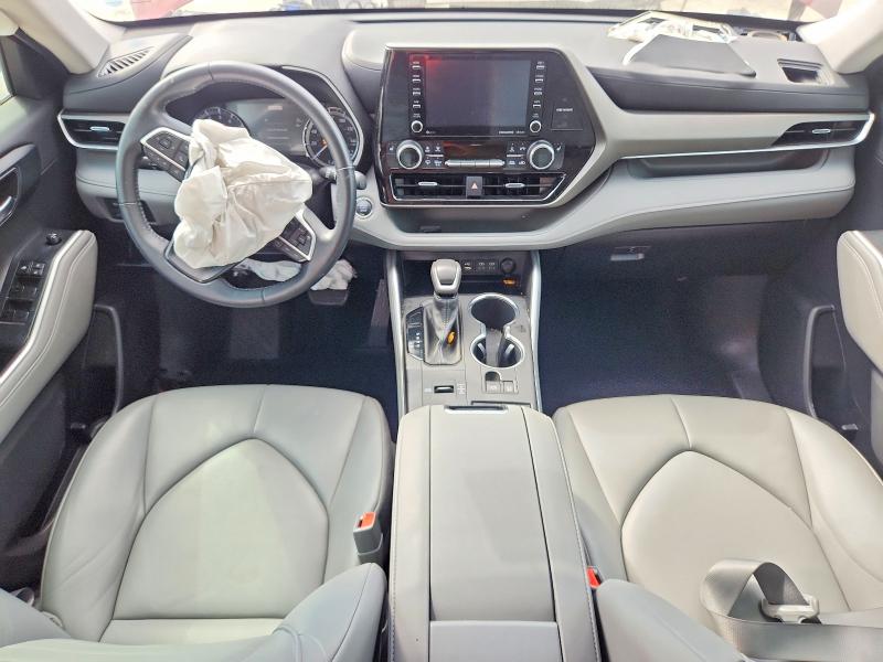 2022 Toyota Highlander VIN 5TDGZRAH9NS550993 COPART salvage auction — FRONT END, Fl - Certificate Of Destruction, sold $11,200 on 2026-07-14 (photo 8)