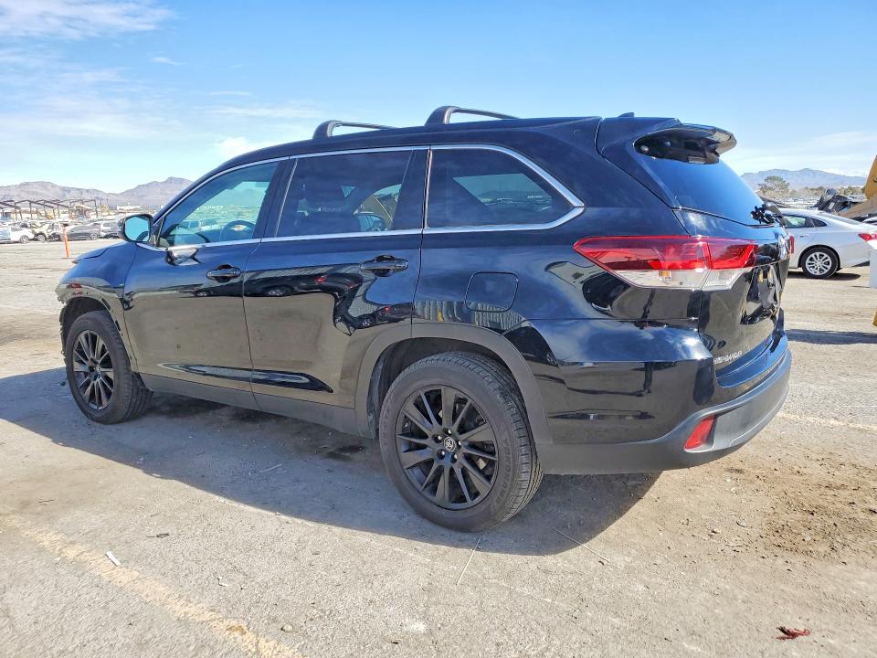 2019 Toyota Highlander VIN 5TDKZRFH5KS352958 COPART salvage auction — FRONT END, Tx - Certificate Of Title, sold $9,400 on 2026-07-14 (photo 2)