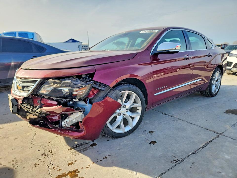 2017 Chevrolet Impala VIN 2G1145S32H9191153 COPART salvage auction — ENGINE BURN, Tx - Salvage Vehicle Title, sold $1,100 on 2026-07-09 (photo 1)