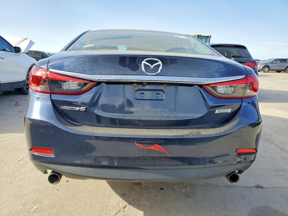 2016 Mazda 6 VIN JM1GJ1U54G1480278 COPART salvage auction — FRONT END, Tx - Salvage Vehicle Title, sold $1,500 on 2026-07-16 (photo 6)