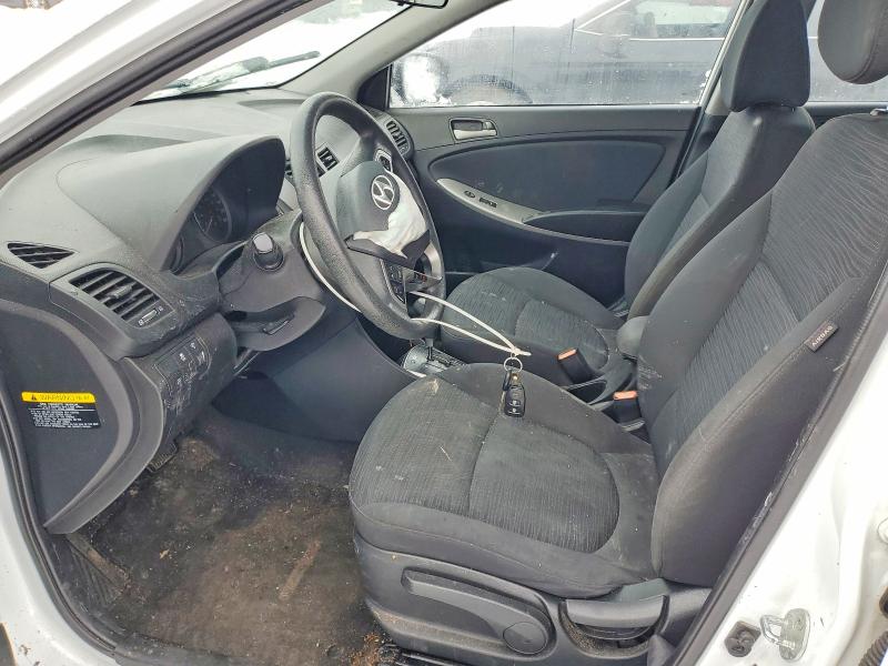 2016 Hyundai Accent VIN KMHCT5AEXGU238027 COPART salvage auction — FRONT END, Salvage Title, sold $700 on 2026-07-14 (photo 7)