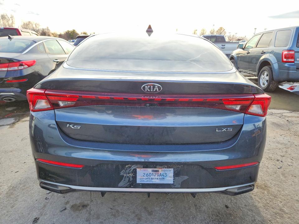 2021 Kia K5 VIN 5XXG14J20MG013760 COPART salvage auction — SIDE, Mo - Salvage Certificate Of Title, sold $3,850 on 2026-07-07 (photo 6)