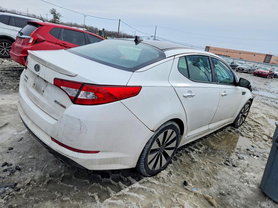 2012 Kia Optima VIN 5XXGR4A67CG008971 COPART salvage auction — FRONT END, Nj - Cert Of Title-Salvage, sold $475 on 2026-07-27 (photo 3)