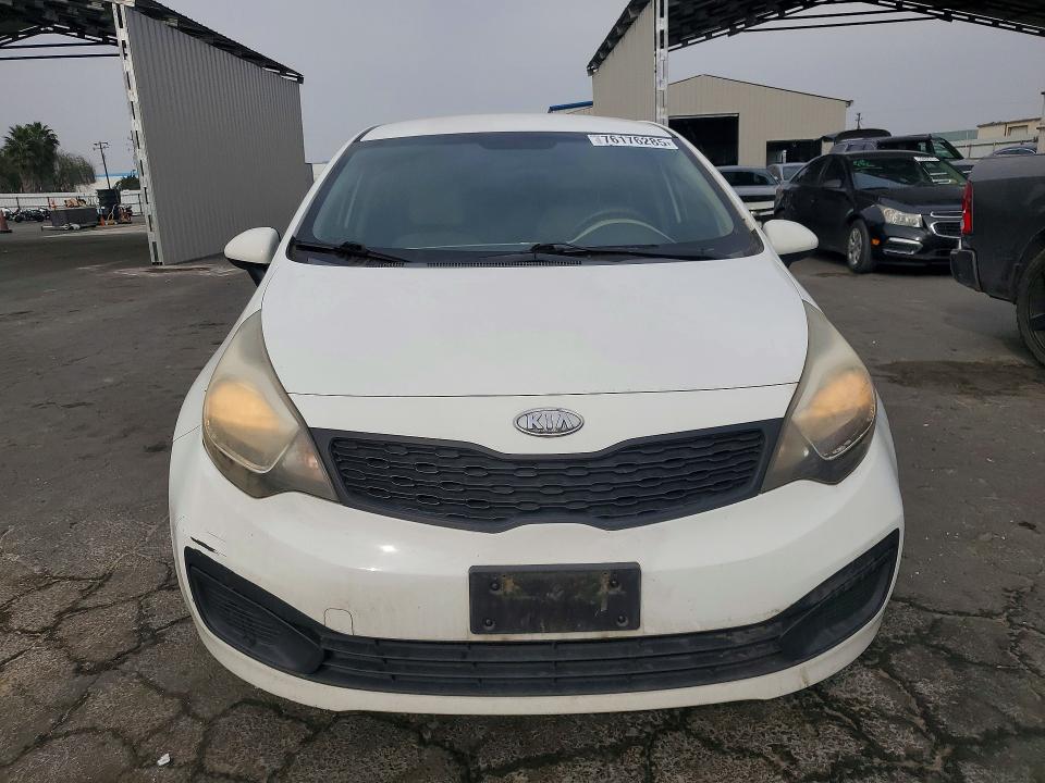 2013 Kia Rio VIN KNADM4A34D6124410 COPART salvage auction — SIDE, Ca - Salvage Certificate, sold $900 on 2026-07-09 (photo 5)