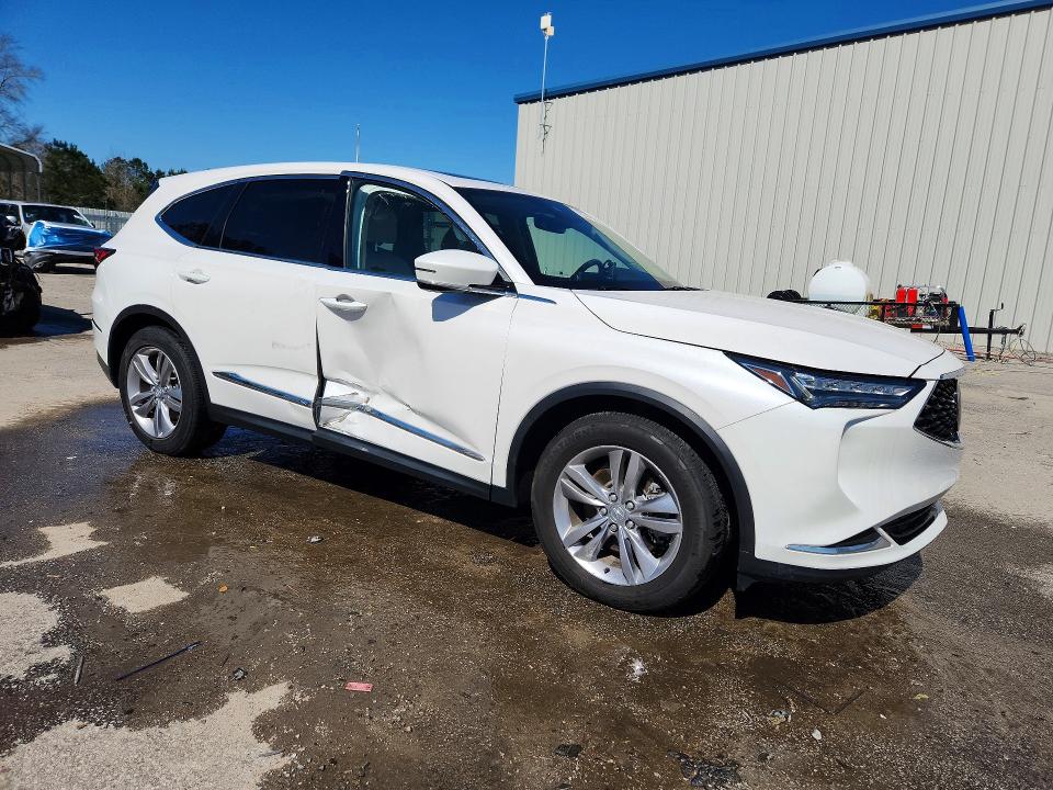 2024 Acura Mdx VIN 5J8YD9H34RL002535 COPART salvage auction — SIDE, Sc - Cert Of Title-Salvage, sold $10,000 on 2026-07-27 (photo 4)